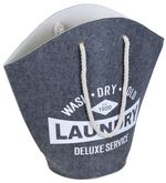 Coș pentru rufe Bisk 07973 Cos p/u albituri din textil negru