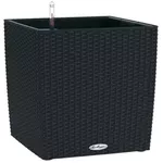 Цветочный горшок Lechuza Cube Cottage 30, Graphite Black