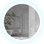 Зеркало для ванной Uniplast LM-209.5858 LED 6000K (rotunda cu janta) 58x58 cm