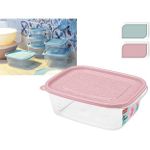 Container alimentare Бытпласт 45595 пищевой Phibo Art-decor 1.25l розовый/голубой