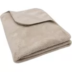 Set de perne si plapume Jollein 516-511-68130 Paturica Basic Jersey/Sherpa Warm Sand, 75x100cm