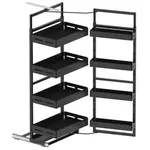 Фурнитура для мебели Starax Cargo Twin Larder 450мм антр 1550-1700 S-1225-UB-A