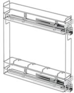 Фурнитура для мебели Starax S-2421-C бутылочница 150мм хром пз ч/в R