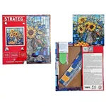 Картина по номерам Strateg 57348 Mozaic cu diamante 30x30cm Soare intr-o vaza