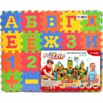 Puzzle misc 7994 Saltea p/u copii puzzle ALFABET RU 25*20cm (60buc)