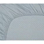 Постельное белье Pip Studio 329702 Cross Stitch Fitted Sheet 160x200 h35 Grey blue