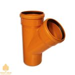 Крестовина диаметр 160х110 мм 45° (оранжевый) Valrom
