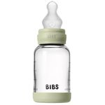 Поильник BIBS 50191250 Biberon din sticla anticolici Sage cu tetina din silicon 0+ luni, 120ml