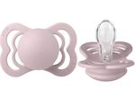 Пустышка силиконовая BIBS Supreme (0-6 мес) Pink Plum