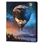 Картина по номерам BrushMe BS43588FC (fără cutie) Balon stelar