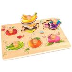 Головоломка Hape E1654 Puzzle din lemn Fructe