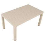 {'ro': 'Mobilier pentru grădină Hydro S Masă Rattan, 140x80x75, Bej', 'ru': 'Садовая мебель Hydro S Стол из ротанга, 140x80x75, бежевый'}