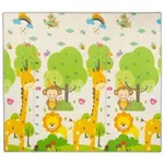Covoraș de joacă Chipolino DKZ1515JUNG Jungle 142x142cm