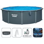 Бассейн каркасный Bestway 561CUBW Hydrium 488x132cm, 21490L