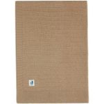 Lenjerie de pat pentru copii Jollein 516-511-67012 Paturica Pure Knit Biscuit GOTS, 75x100 cm