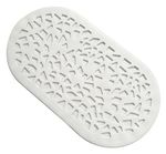 Covoraș de baie Bisk 06761 antiderapant, 68x39, alb, GRENADA