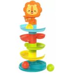 Игрушка развивающая Huanger (18295) Piramida leu cu bile rulante, 42cm, HE8067