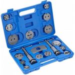 Набор ручных инструментов Hoegert HT8G374 Комплект для установки поршней суппортов дисковых тормозов, 18 предм.