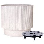 Ghiveci pentru flori Aleana 128031 Oslo cu insertie d30 cm, white rose