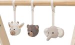 Jucărie cu pandantiv Jollein 108-001-67083 Set de jucarii pentru Babygym Animals