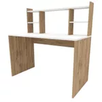 Masă de birou Smartex M4 140cm Alb/Stejar Închis