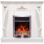 Камин электрический ArtFlame Napoli & Galileo Silver, 1035x1100x300 mm, Alb