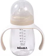 Поильник Beaba B913631 Biberon de invatare 2in1 din Tritan 210ml Clay