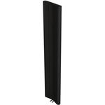 Radiator Carisa CURVY 1800x370 CUR 9005 TEX Black (3 elem) alum