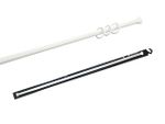 Карниз для шторки раздвижной Spirella 125-220cm, белый, алюм