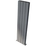 Radiator Carisa MOSCOW 1800x375 Light Grey (4 elem) dt30=649w alum