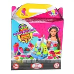 Набор для творчества Strateg 57143 Set de modelat Мистер тесто Ice paradise, 24buc