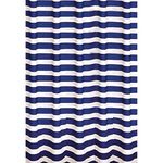 Perdea de duș Bisk 06891 PEVA MARINE DARK albastru 180x200