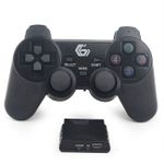 Wireless Gamepad GMB JPD-WDV-01, 4 axes, D-Pad, 2 mini joysticks, 12 buttons, 2xAA, Dual vibration