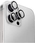 Стекло защитное для смартфона UNIQ Optix Aluminium Camera Lens Protector for iPhone 16 Pro/16 Pro Max, Sterling Silver