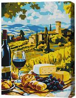 Tablou pe numere BrushMe RMG0014FC 30x40сm (fără cutie) Gustul Toscanei