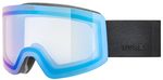 Ochelari de protecție Uvex Provoqe V Black Matt Dl/Blue-Clear (S5506812330)