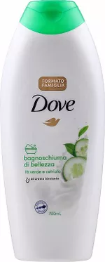 Увлажняющий гель для душа Dove Go Fresh Cucumber & Green Tea свежий зеленый чай и огуречный аромат, 700 мл