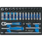 Set de unelte de mână King Tony 9-2534MRV Set chei tubulare 1/4