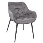 Стул Deco Lotus Stofa Grey