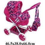 Кукла Richi 308042 Carucior din metal pentru papusi