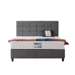 Кровать oskar 140×190 Side Dark Grey (без матраса) В116/Ш+3/Т+10см