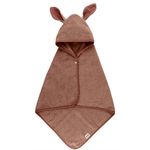 Accesoriu pentru baie BIBS 9419247 Prosop cu gluga si urechiuse Kangaroo Woodchuck
