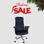 Fotoliu birou 2465 velour negru