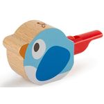 Jucărie muzicală Hape E0473 Fluier Pasăre de culoare albastră