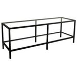 Тумба напольная для TV Trendy Basic TV500, Negru 130x45x40cm