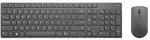 Комплект клавиатуры и мыши Lenovo 4X30T25796, беспроводной, серый