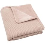 Детское постельное белье Jollein 517-511-67068 Paturica Basic Knit Wild Rose/Fleece, 75x100cm