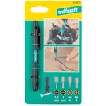 Набор головок, бит, насадок Wolfcraft 8736000 Suport pentru micro-biti
