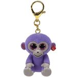 Мягкая игрушка TY TY25070 GRAPES purple monkey, 6.5 cm