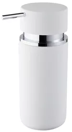 Dozator săpun Bisk 06594 rotund, alb. (ceramica)